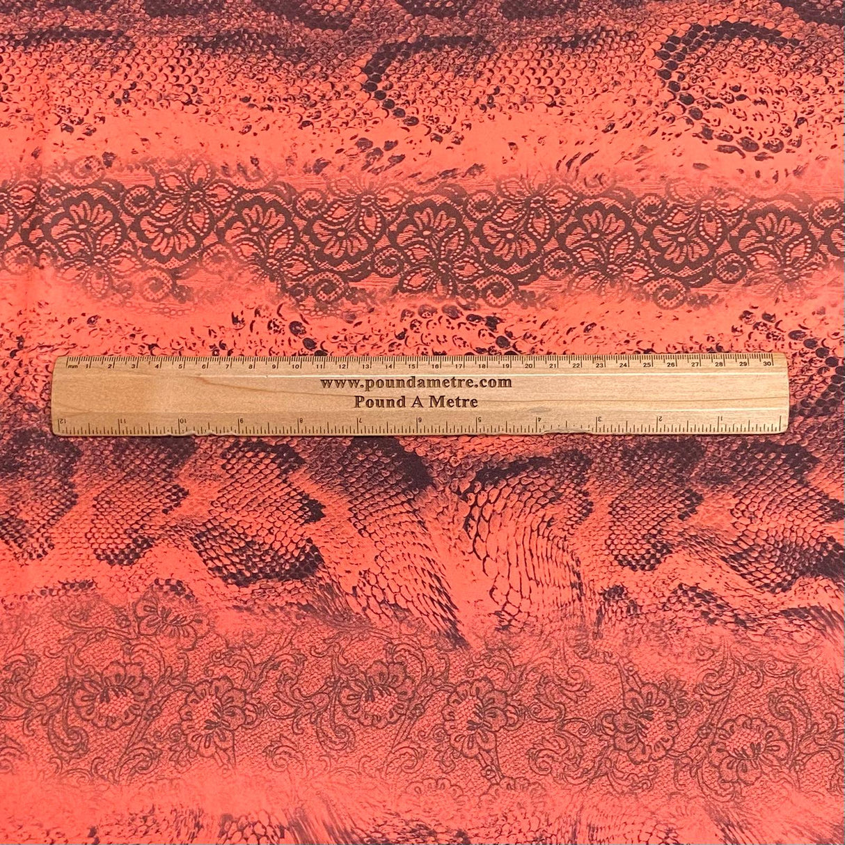 Pound A Metre 3 Metres Heavyweight Printed Jersey- 55" Wide (Snake)