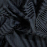 Pound A Metre 3 Metres Heavyweight Ribbed Jersey- 55" Wide (Black)