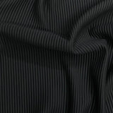 Pound A Metre 3 Metres 3 Metres Heavyweight Ribbed Jersey- 55" Wide (Black)