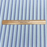Pound A Metre 3 Metres Heavyweight Ribbed Jersey- 55" Wide (Blue & Grey) (EOL)