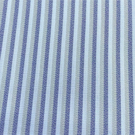 Pound A Metre 3 Metres Heavyweight Ribbed Jersey- 55" Wide (Blue & Grey) (EOL)