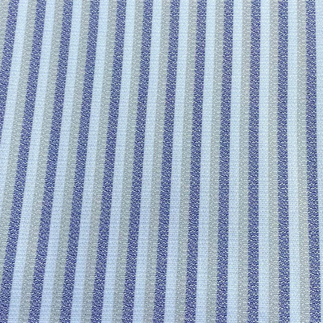Pound A Metre 3 Metres Heavyweight Ribbed Jersey- 55" Wide (Blue & Grey) (EOL)