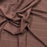 Pound A Metre 3 Metres Heavyweight Ribbed Jersey- 55" Wide (Brown) (EOL)