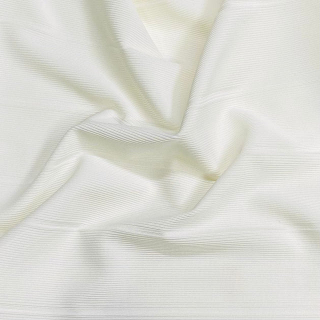Pound A Metre 3 Metres Heavyweight Ribbed Jersey- 55" Wide (Off-White) (EOL)