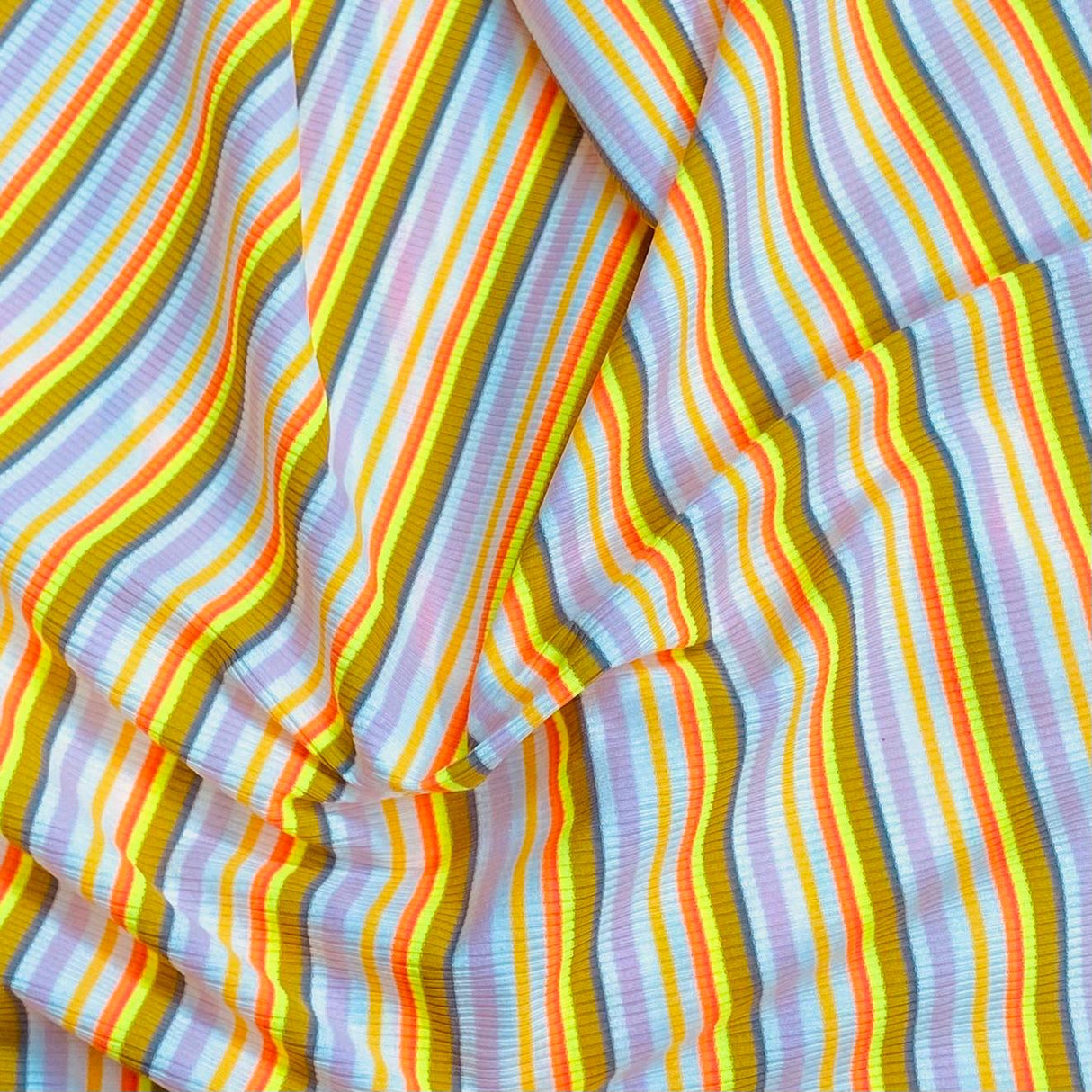Pound A Metre 3 Metres Heavyweight Ribbed Jersey- 55" Wide (Stripes) (EOL)
