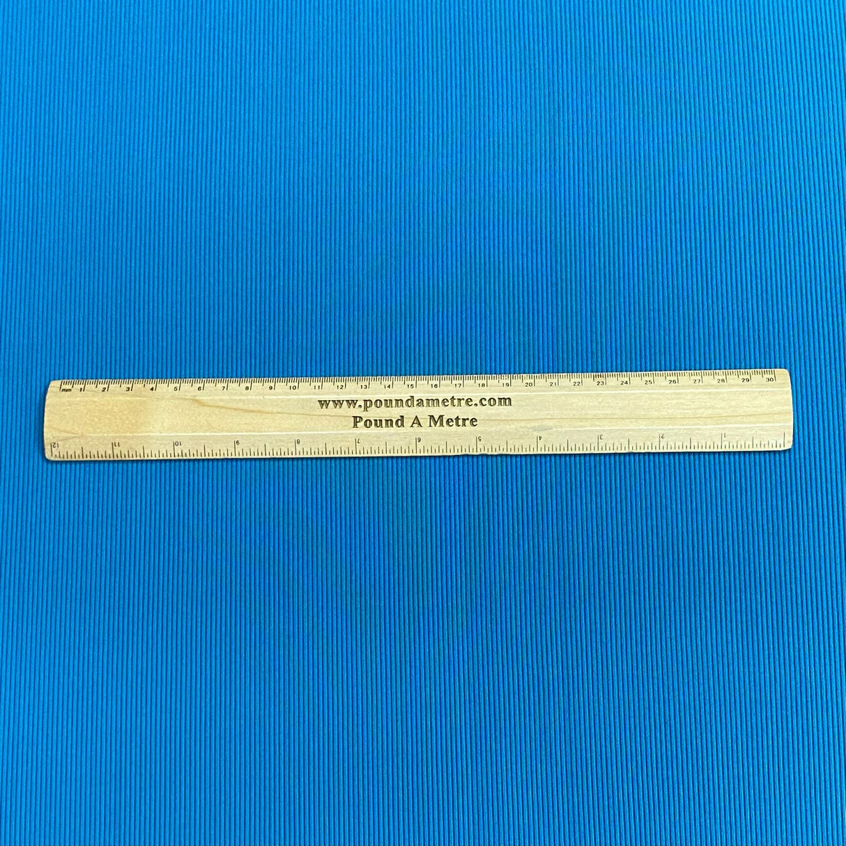 Pound A Metre 3 Metres Heavyweight Ribbed Jersey- 55" Wide (Teal)