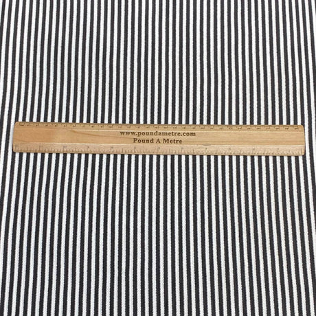 Pound A Metre 3 Metres Heavyweight Ribbed Jersey- 55" Wide (Zebra)