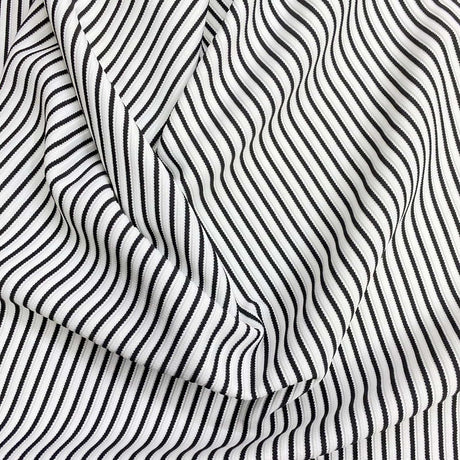 Pound A Metre 3 Metres 3 Metres Heavyweight Ribbed Jersey- 55" Wide (Zebra)