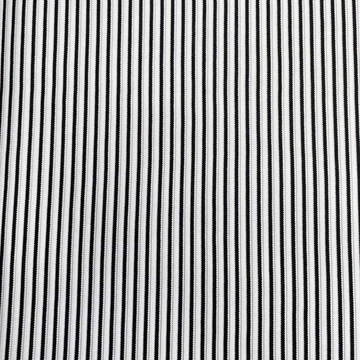 Pound A Metre 3 Metres 3 Metres Heavyweight Ribbed Jersey- 55" Wide (Zebra)