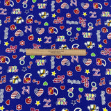Pound A Metre 3 Metres 3 Metres High Quality Brushed Cotton - 45" Wide (Blue)