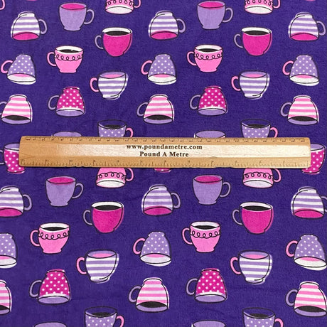 Pound A Metre 3 Metres 3 Metres High Quality Brushed Cotton - 45" Wide (Cups) (EOL)