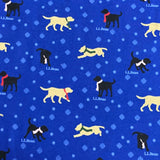 Pound A Metre 3 Metres 3 Metres High Quality Brushed Cotton - 45" Wide (Dogs)
