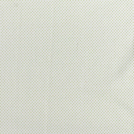 Pound A Metre 3 Metres High Quality Brushed Cotton - 45" Wide (Green Dots)
