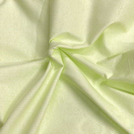 Pound A Metre 3 Metres High Quality Brushed Cotton - 45" Wide (Green Stripes)