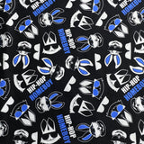 Pound A Metre 3 Metres High Quality Brushed Cotton - 45" Wide (Hip-Hop Bunny)