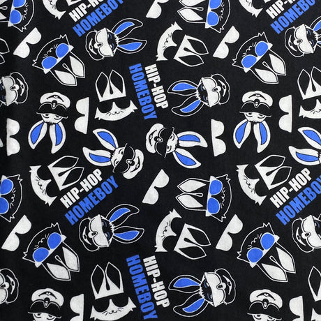 Pound A Metre 3 Metres High Quality Brushed Cotton - 45" Wide (Hip-Hop Bunny)