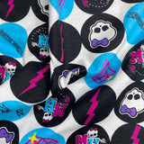 Pound A Metre 3 Metres 3 Metres High Quality Brushed Cotton - 45" Wide (Pretty Skull)