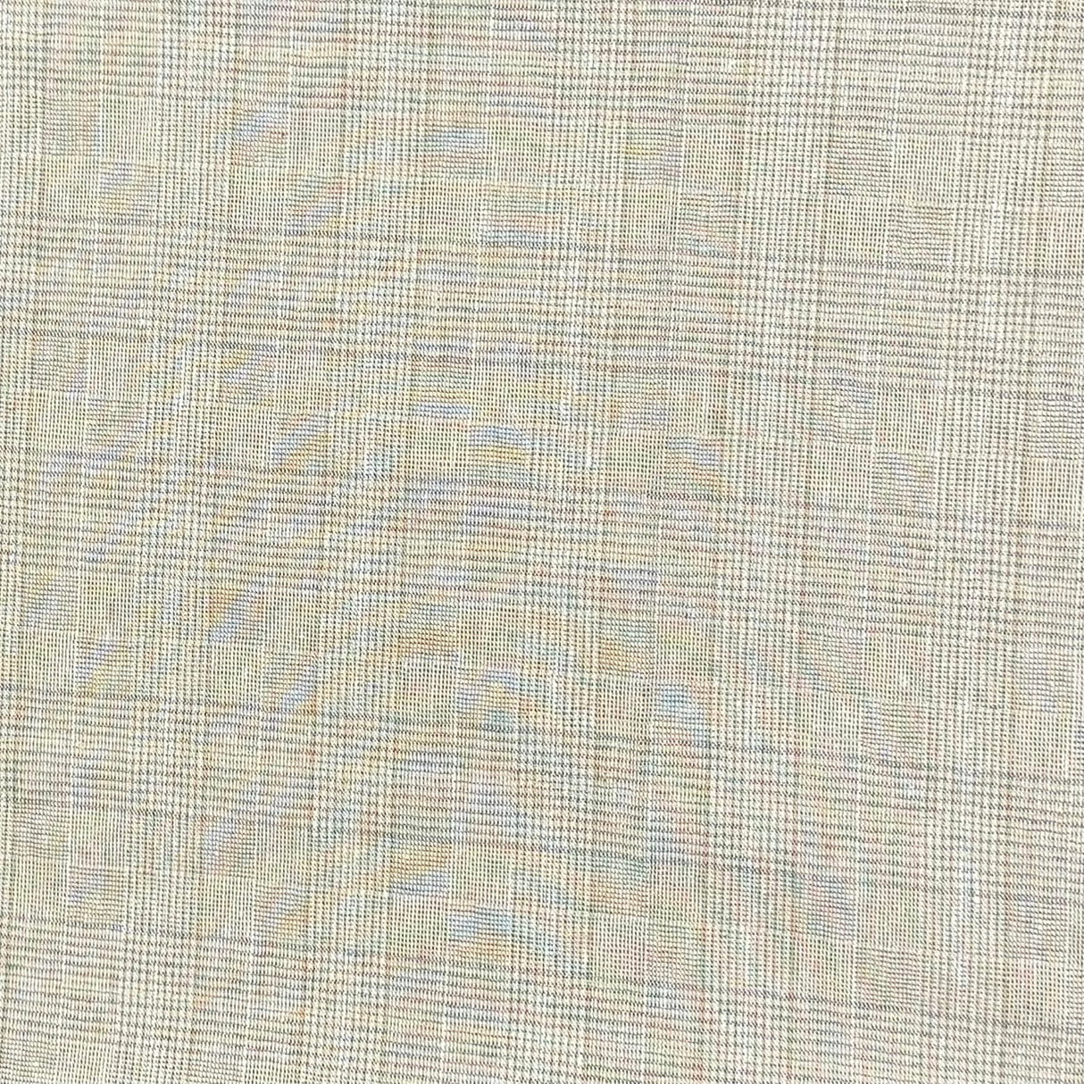 Pound A Metre 3 Metres Linen Look Fabric - 55" Wide - (Check)