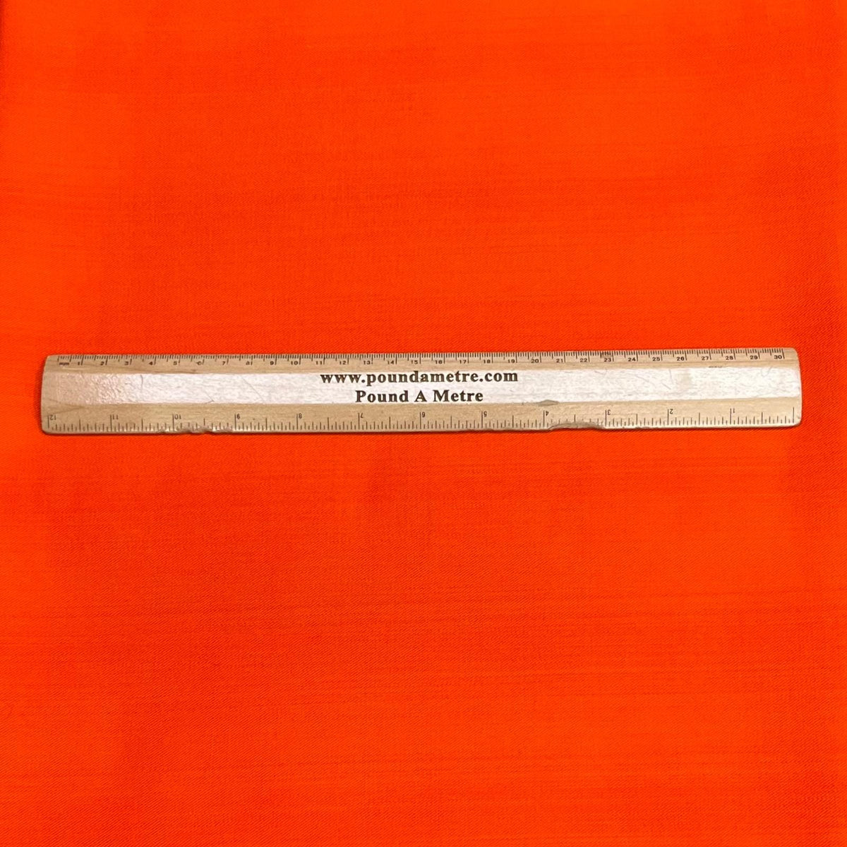 Pound A Metre 3 Metres Linen Look Fabric – 55” Wide (Orange)
