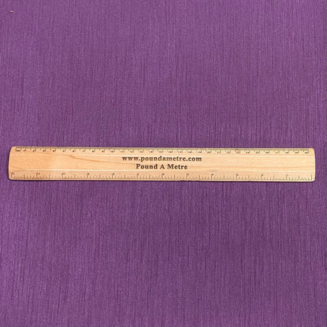 Pound A Metre 3 Metres Linen Look Fabric - 55" Wide - (Purple)