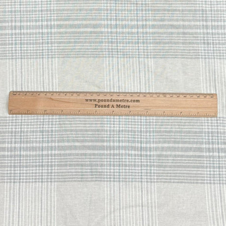 Pound A Metre 3 Metres Linen Look Fabric - 55" Wide - (Silver)