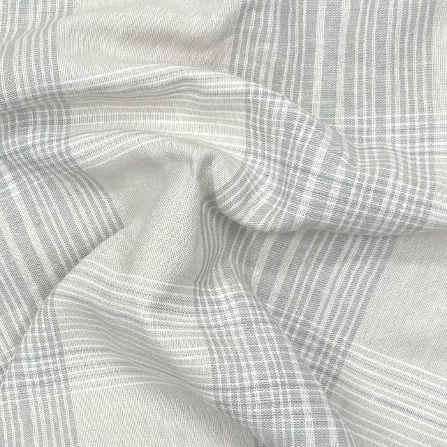 Pound A Metre 3 Metres Linen Look Fabric - 55" Wide - (Silver)