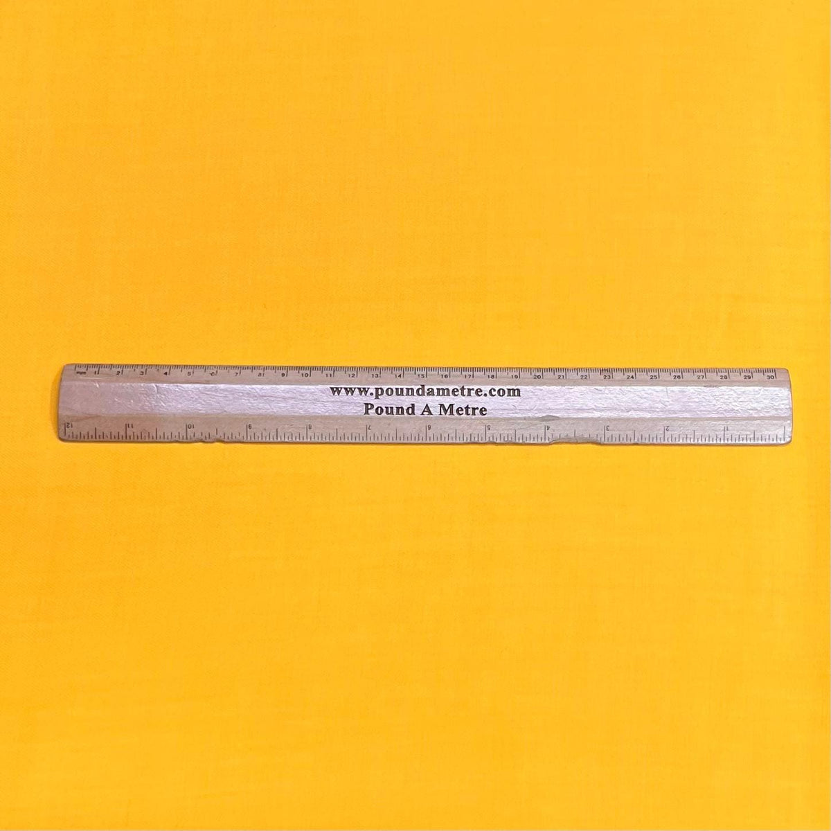 Pound A Metre 3 Metres Linen Look Fabric – 55” Wide (Yellow)