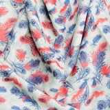 Pound A Metre 3 Metres Luxurious Blackout Fabric- 55" (Feathers)