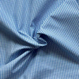 Pound A Metre 3 Metres, Luxurious Cotton Feel Fabric 55” Wide (Blue Check)