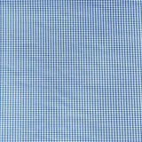 Pound A Metre 3 Metres, Luxurious Cotton Feel Fabric 55” Wide (Blue Check)