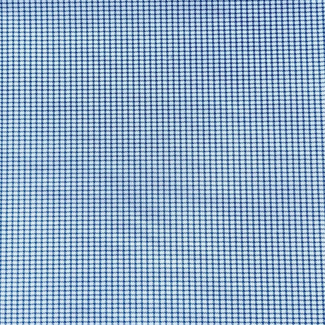 Pound A Metre 3 Metres, Luxurious Cotton Feel Fabric 55” Wide (Blue Check)