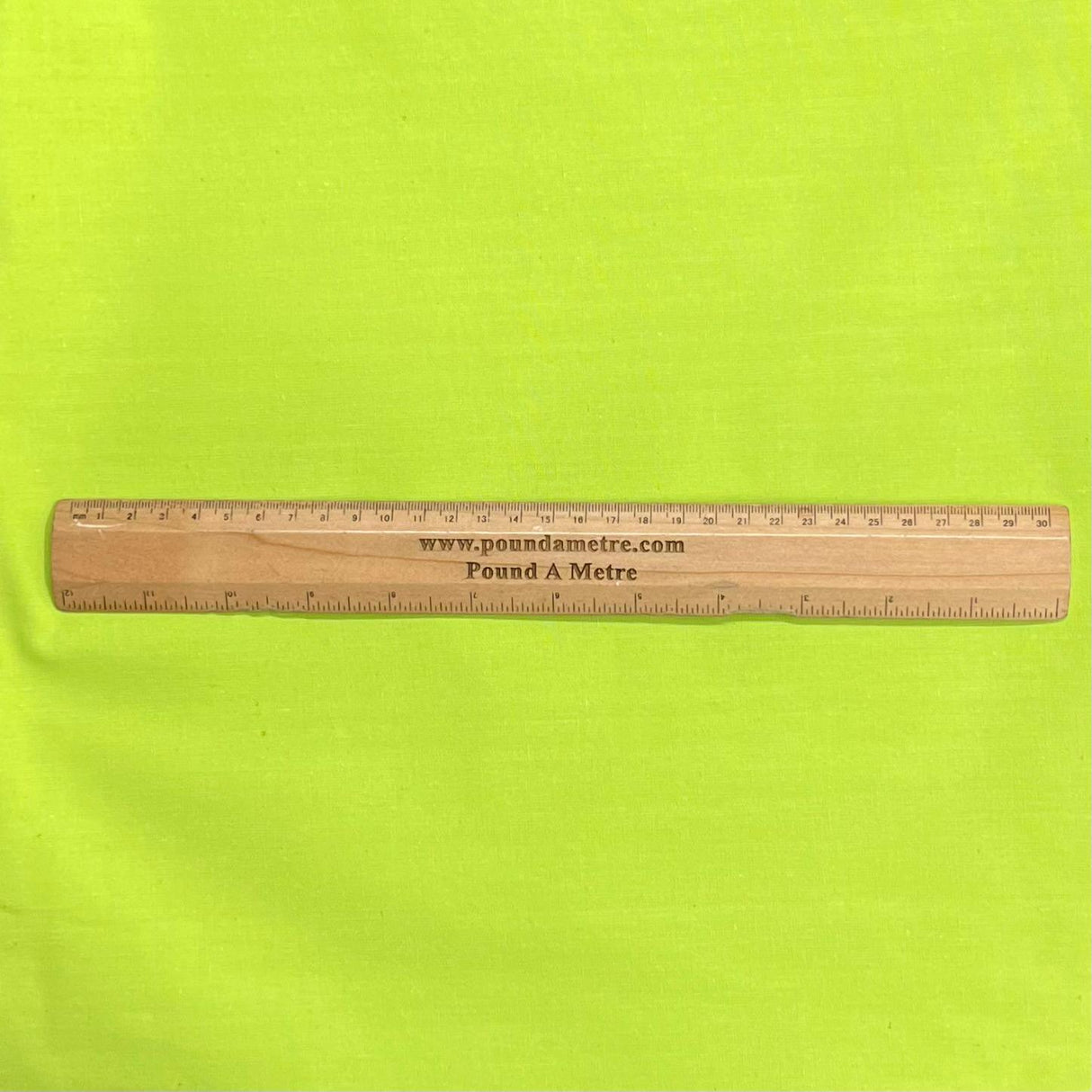 Pound A Metre 3 Metres Luxurious Cotton Feel Fabric – 55" Wide (Lime Green)