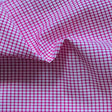 Pound A Metre 3 Metres, Luxurious Cotton Feel Fabric 55” Wide (Pink Check)