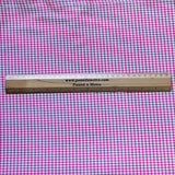 Pound A Metre 3 Metres, Luxurious Cotton Feel Fabric 55” Wide (Pink Check)