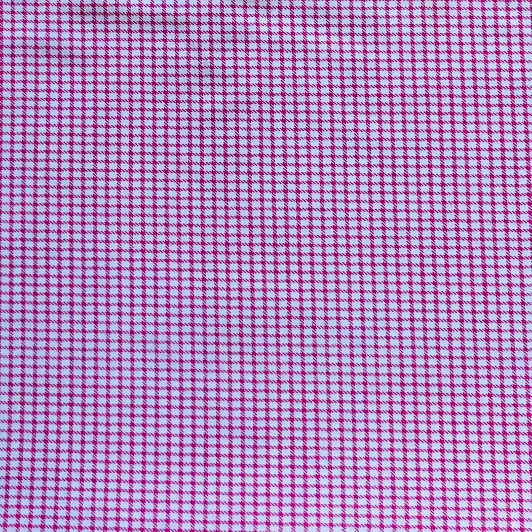 Pound A Metre 3 Metres, Luxurious Cotton Feel Fabric 55” Wide (Pink Check)