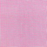 Pound A Metre 3 Metres, Luxurious Cotton Feel Fabric 55” Wide (Pink Check)