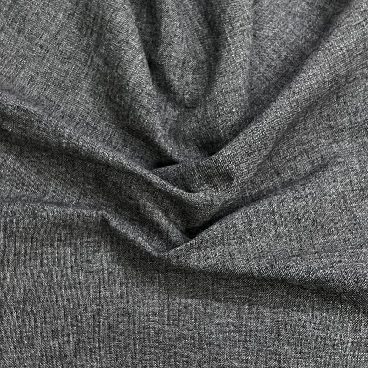 Pound A Metre 3 Metres Luxurious Cotton Linen Fabric – 45" Wide (Black)