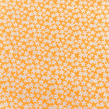 Pound A Metre 3 Metres – Luxurious Cotton Poplin – 63” Wide Fabric (Orange Floral)
