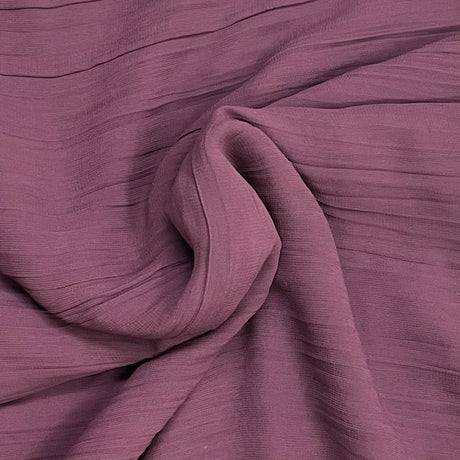 Pound A Metre 3 Metres Luxurious Crinkle Chiffon – 55" Wide (Maroon)