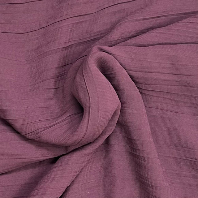 Pound A Metre 3 Metres Luxurious Crinkle Chiffon – 55" Wide (Maroon)