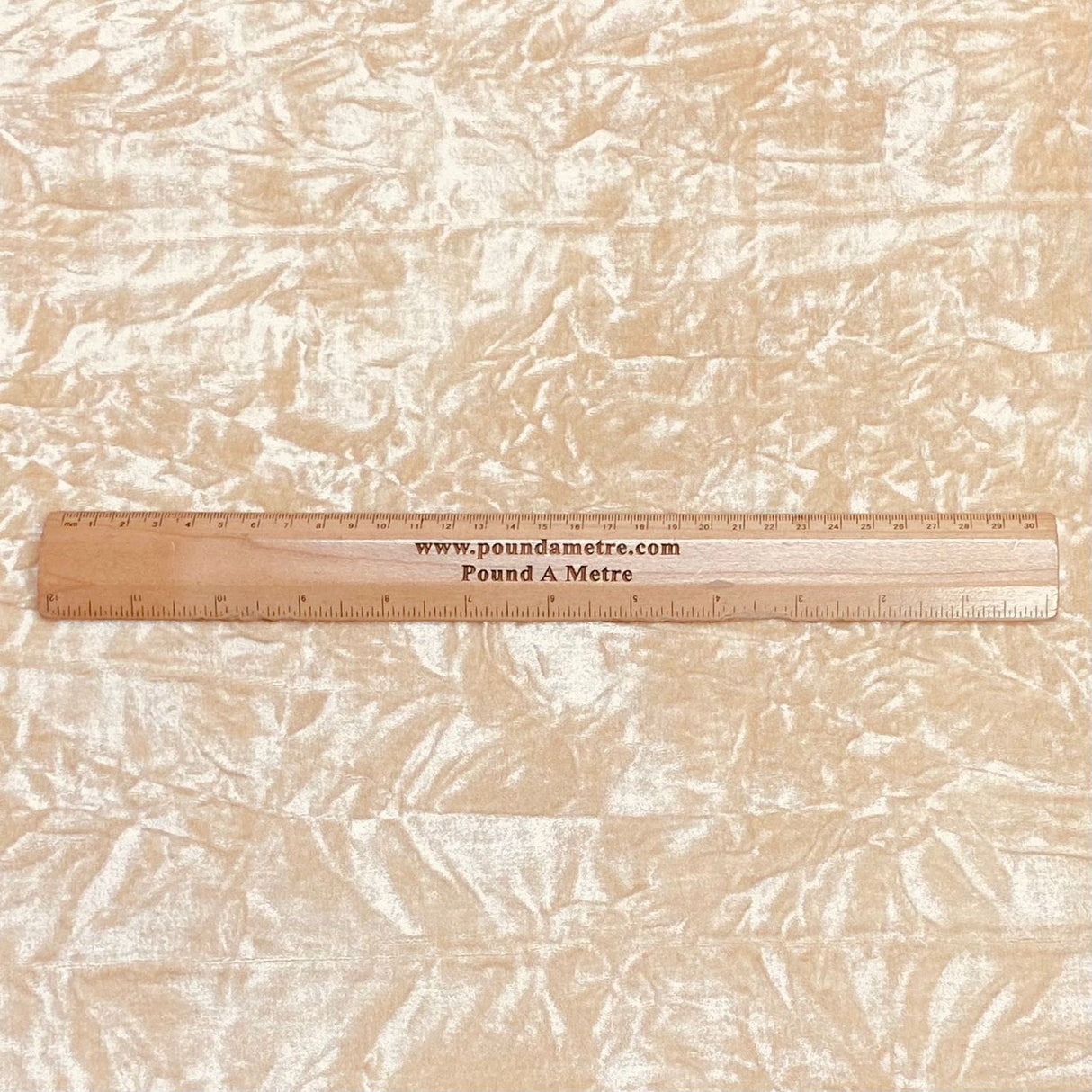 Pound A Metre 3 Metres Luxurious Crushed Spandex Velvet 55" Wide (Beige) (EOL)