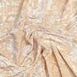 Pound A Metre 3 Metres Luxurious Crushed Spandex Velvet 55" Wide (Beige) (EOL)