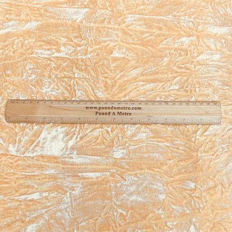 Pound A Metre 3 Metres Luxurious Crushed Spandex Velvet 55" Wide (Beige)