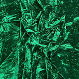 Pound A Metre 3 Metres Luxurious Crushed Spandex Velvet 55" Wide (Dark Green)
