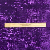 Pound A Metre 3 Metres Luxurious Crushed Spandex Velvet 55" Wide (Deep Purple)