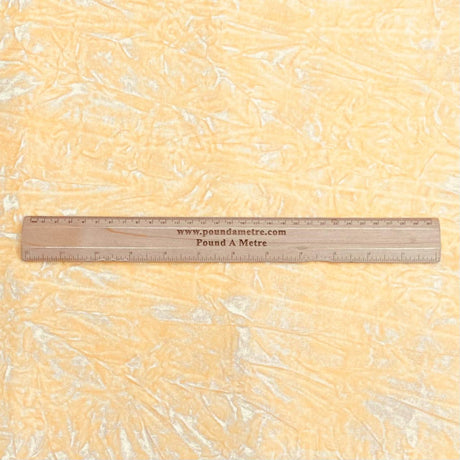 Pound A Metre 3 Metres Luxurious Crushed Spandex Velvet 55" Wide (Lemon)