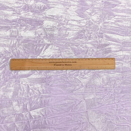 Pound A Metre 3 Metres Luxurious Crushed Spandex Velvet 55" Wide (Light Lilac)