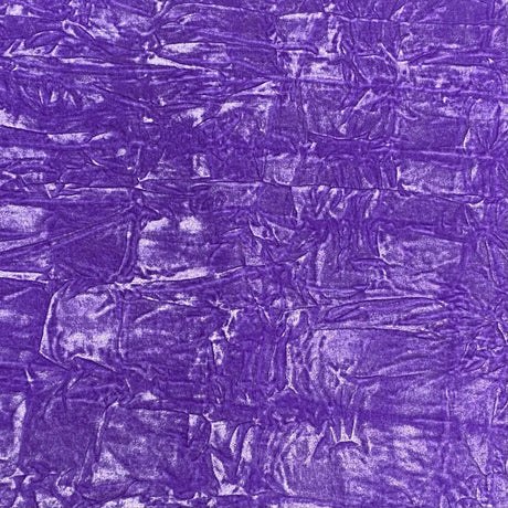 Pound A Metre 3 Metres Luxurious Crushed Spandex Velvet 55" Wide (Purple)