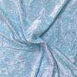 Pound A Metre 3 Metres Luxurious Crushed Spandex Velvet 55" Wide (Sky)