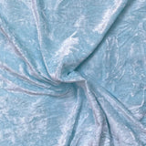 Pound A Metre 3 Metres Luxurious Crushed Spandex Velvet 55" Wide (Sky)